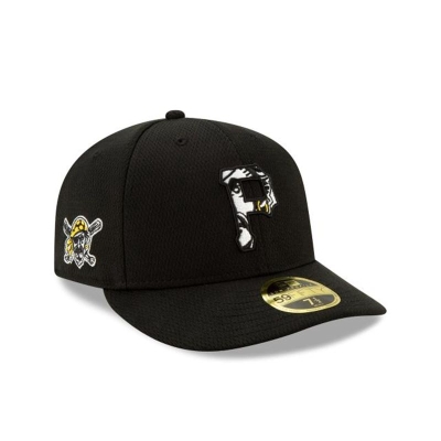 Pittsburgh Pirates Gorra | New Era MLB Batting Practice Low Profile 59fifty Fitted Cap Mexico - Negros
